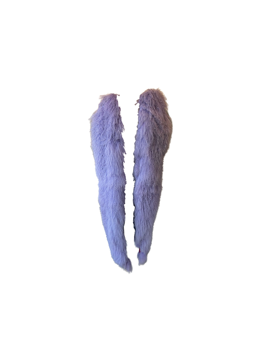 Lavender Fur full length Vest