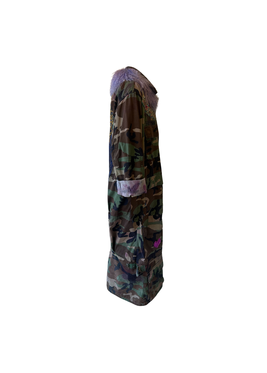 Royal Purple Camo Duster