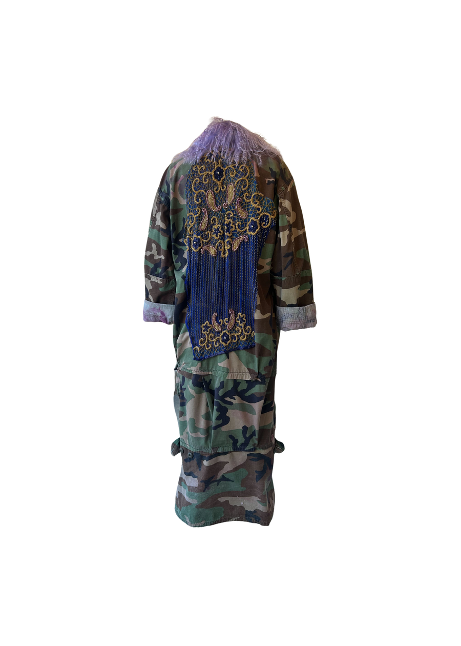 Royal Purple Camo Duster